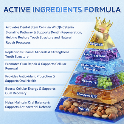 🦷 Tiras orales 𝐆𝐥𝐢𝐦𝐦𝐞𝐫𝐥𝐲® Tideglusib – activación de células madre 🧬, regeneración de la dentina 💎, fortalecimiento del esmalte ⚡, blanqueamiento ✨, reducción de sensibilidad 💧, sérum microneedling para dientes y encías 💖, uso diario suave 🦷