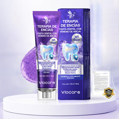 Guxar® VioCore Pasta Dental de Propóleo 🦷 Alivio del dolor dental en 3 días · Regeneración de las encías en 7 días · Prevención de la enfermedad periodontal · Combinación perfecta de veneno de abeja y minerales naturales 🌟