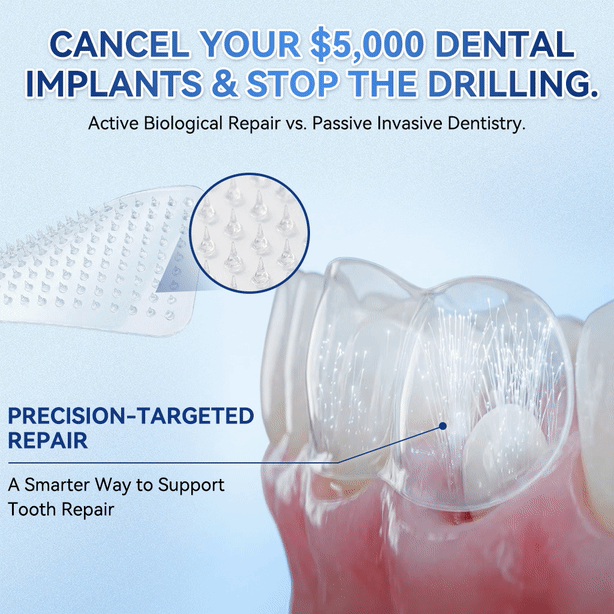 🦷 Tiras orales 𝐆𝐥𝐢𝐦𝐦𝐞𝐫𝐥𝐲® Tideglusib – activación de células madre 🧬, regeneración de la dentina 💎, fortalecimiento del esmalte ⚡, blanqueamiento ✨, reducción de sensibilidad 💧, sérum microneedling para dientes y encías 💖, uso diario suave 🦷