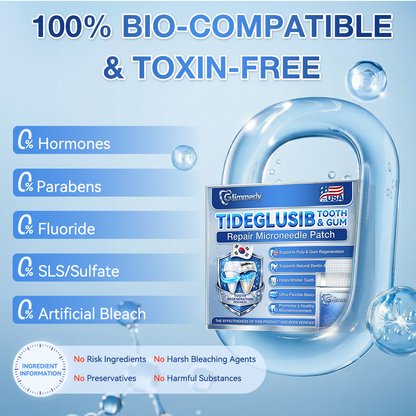 🦷 Tiras orales 𝐆𝐥𝐢𝐦𝐦𝐞𝐫𝐥𝐲® Tideglusib – activación de células madre 🧬, regeneración de la dentina 💎, fortalecimiento del esmalte ⚡, blanqueamiento ✨, reducción de sensibilidad 💧, sérum microneedling para dientes y encías 💖, uso diario suave 🦷