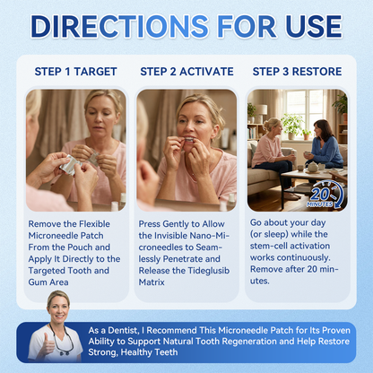 🦷 Tiras orales 𝐆𝐥𝐢𝐦𝐦𝐞𝐫𝐥𝐲® Tideglusib – activación de células madre 🧬, regeneración de la dentina 💎, fortalecimiento del esmalte ⚡, blanqueamiento ✨, reducción de sensibilidad 💧, sérum microneedling para dientes y encías 💖, uso diario suave 🦷