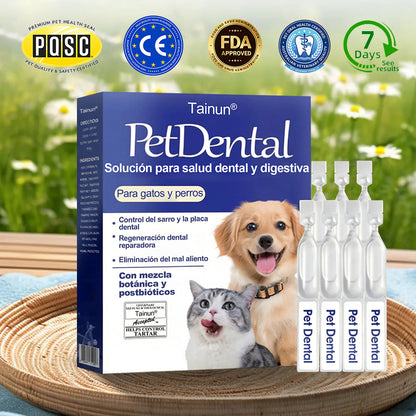[🇪🇸 Tienda Oficial] Tainun® Líquido oral para el cuidado dental y digestivo de mascotas –  🐾✨ aliento fresco, ayuda a eliminar el sarro y apoya la regeneración de las encías y la estabilidad dental (para gatos y perros) – ¡Hoy con 70 % de descuento! 🐶🐱