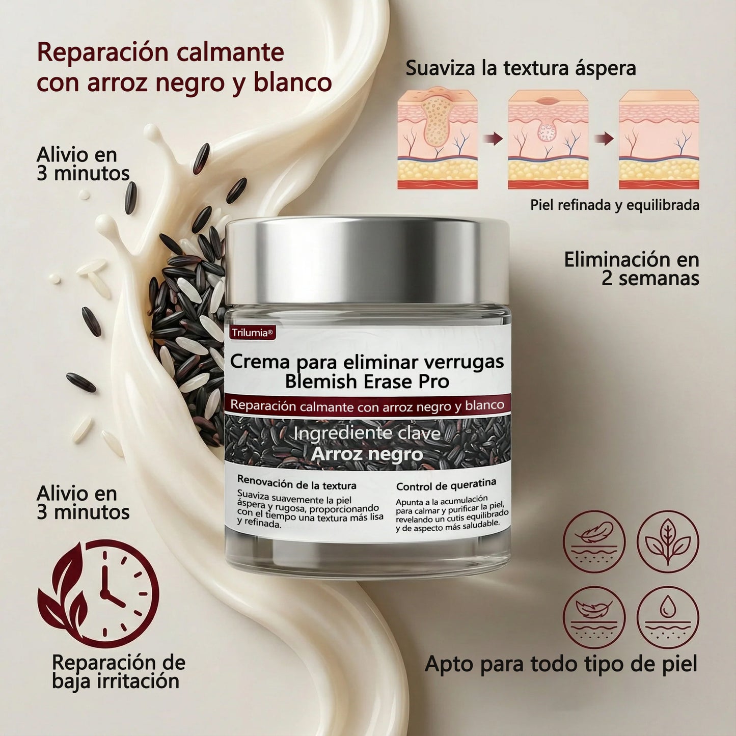 Oferta especial de Navidad: Trilumia® Cremа Pro para eliminar verrugas y marcas 🧑‍⚕️  ¡ÚLTIMO DÍA con 80% de DESCUENTO! 🔥
