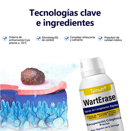 Tainun® ChillErase – spray reparador de cicatrices de acné ✨ | Elimina de forma segura verrugas, marcas y pequeñas protuberancias en casa ✅