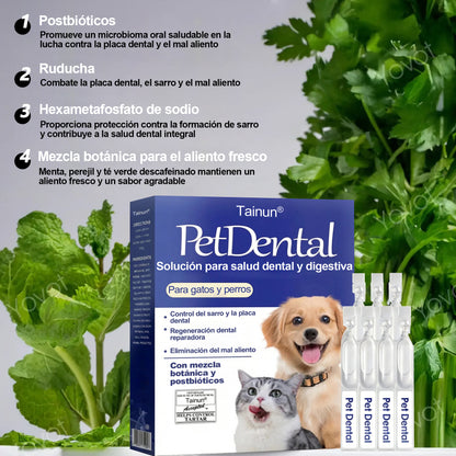 [🇪🇸 Tienda Oficial] Tainun® Líquido oral para el cuidado dental y digestivo de mascotas –  🐾✨ aliento fresco, ayuda a eliminar el sarro y apoya la regeneración de las encías y la estabilidad dental (para gatos y perros) – ¡Hoy con 70 % de descuento! 🐶🐱
