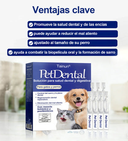[🇪🇸 Tienda Oficial] Tainun® Líquido oral para el cuidado dental y digestivo de mascotas –  🐾✨ aliento fresco, ayuda a eliminar el sarro y apoya la regeneración de las encías y la estabilidad dental (para gatos y perros) – ¡Hoy con 70 % de descuento! 🐶🐱