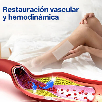 Tainun® VeinTarget Parche de Microagujas Herbal para las Venas 🌿 El primer parche de microagujas con hierbas alpinas certificado por la Unión Europea 🇪🇺 Clínicamente probado con una tasa de éxito de hasta el 96% 📊 Resultados visibles en 7–14 días 🔥🔥