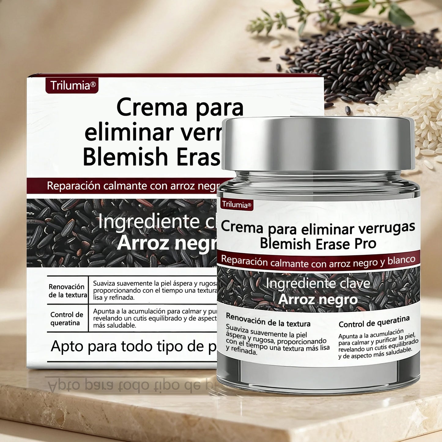 Oferta especial de Navidad: Trilumia® Cremа Pro para eliminar verrugas y marcas 🧑‍⚕️  ¡ÚLTIMO DÍA con 80% de DESCUENTO! 🔥